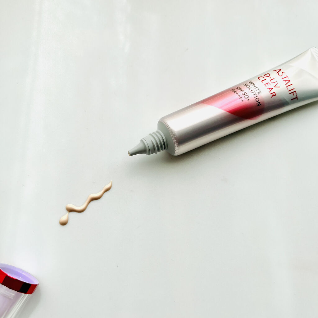 D-UVクリア ホワイトソリューション/アスタリフト/日焼け止めクリームを使ったクチコミ（1枚目）