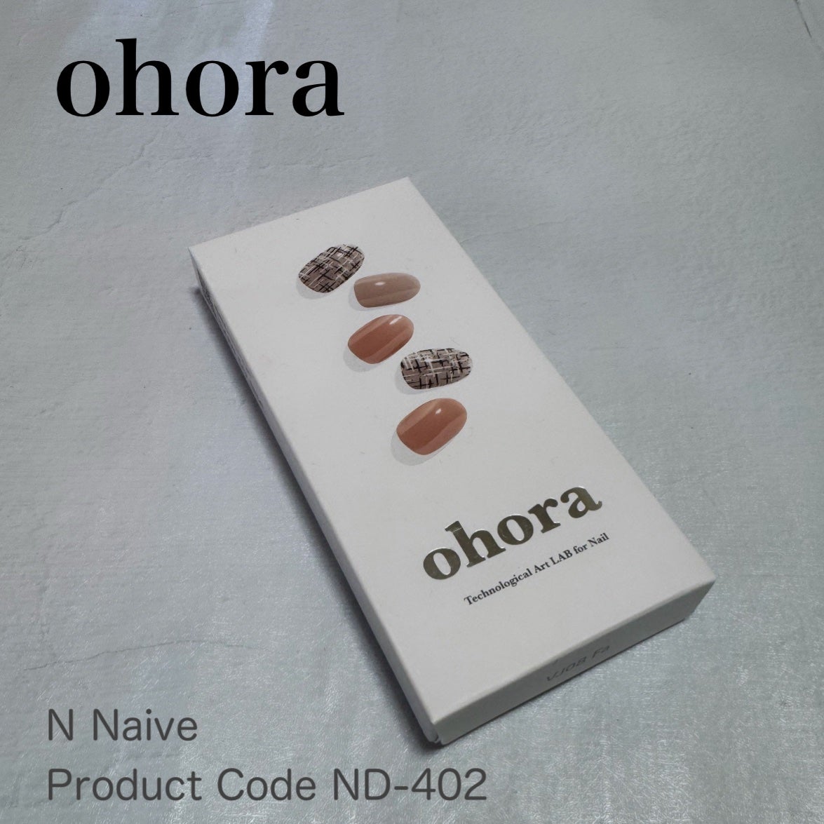 セミキュアジェルネイル(ハンド)/ohora/ネイルシールを使ったクチコミ(1枚目)