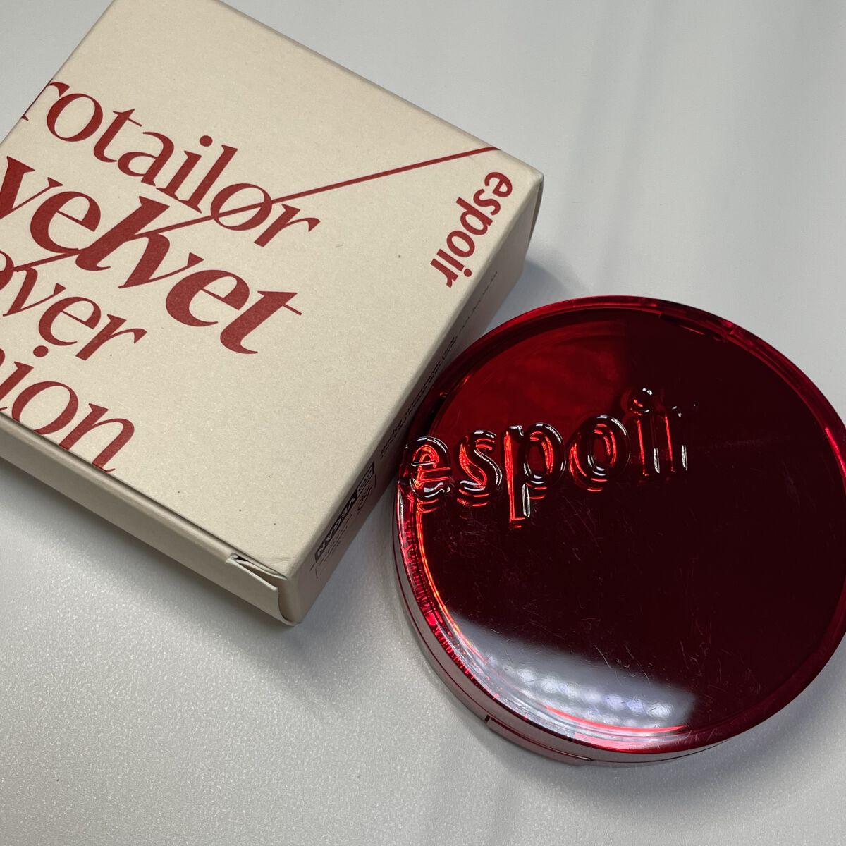 プロテーラービーベルベットカバークッション/espoir/クッションファンデーションを使ったクチコミ（1枚目）