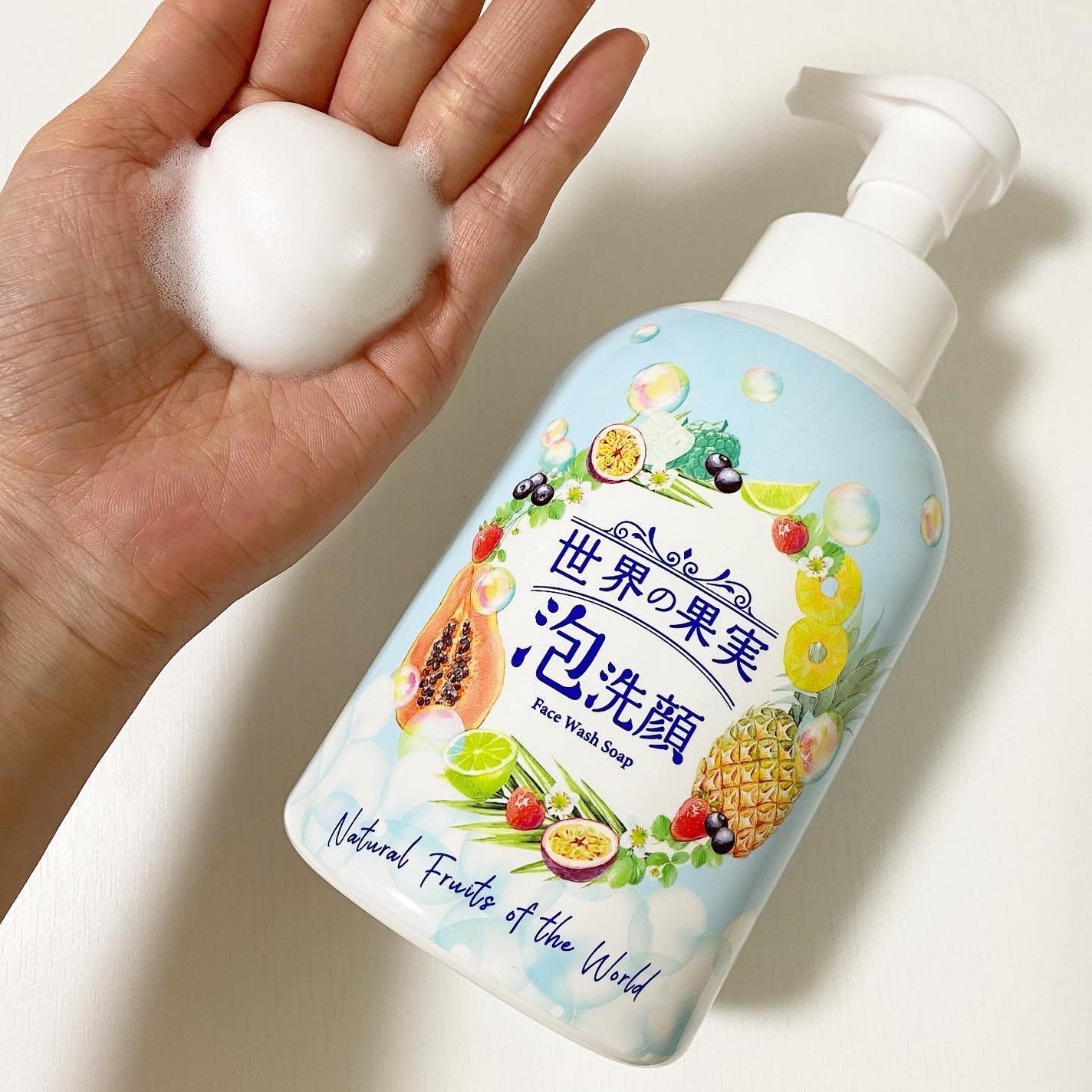 世界の果実 すっきり泡洗顔/世界の果実/泡洗顔を使ったクチコミ(3枚目)