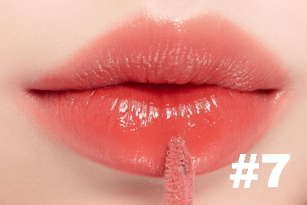 ジューシーラスティングティント/rom&nd/リップティントを使ったクチコミ（2枚目）