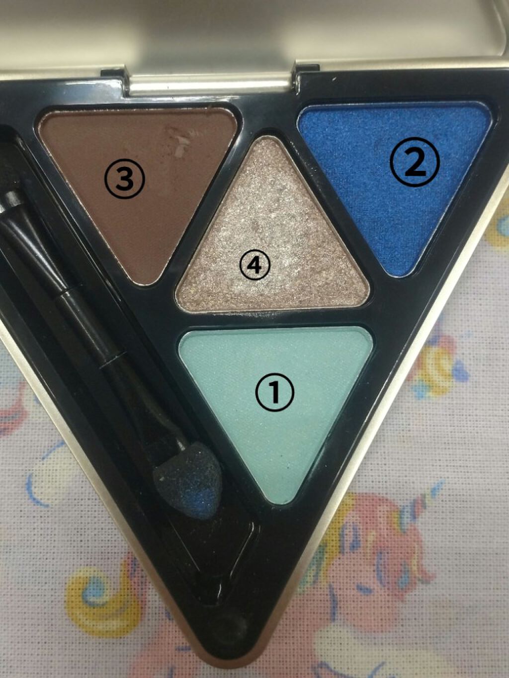 デザイニングポイントシャドウ/Linoue/アイシャドウパレットを使ったクチコミ（3枚目）