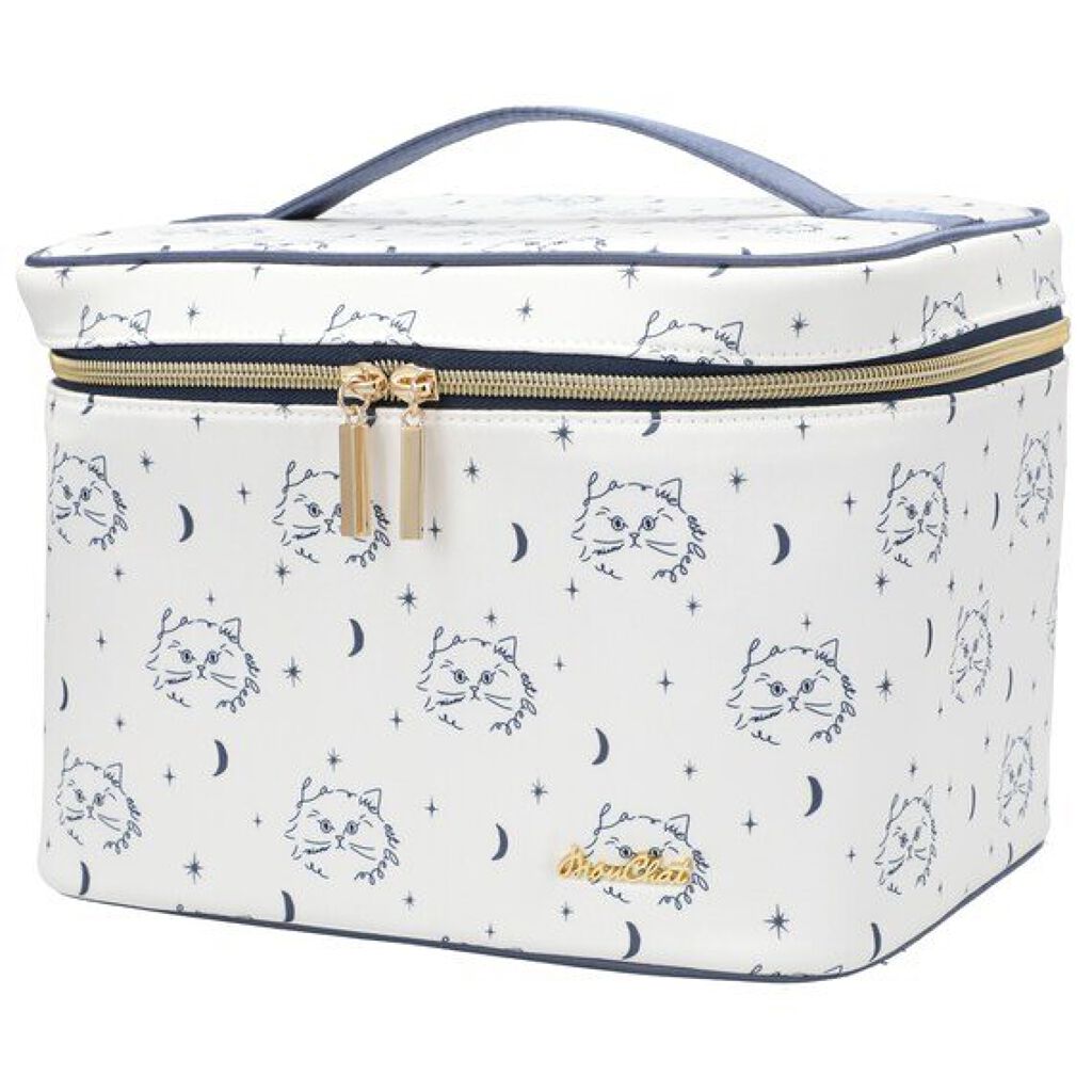 コスメバッグ L サテン ネコ/ニトリ/化粧ポーチを使ったクチコミ（1枚目）