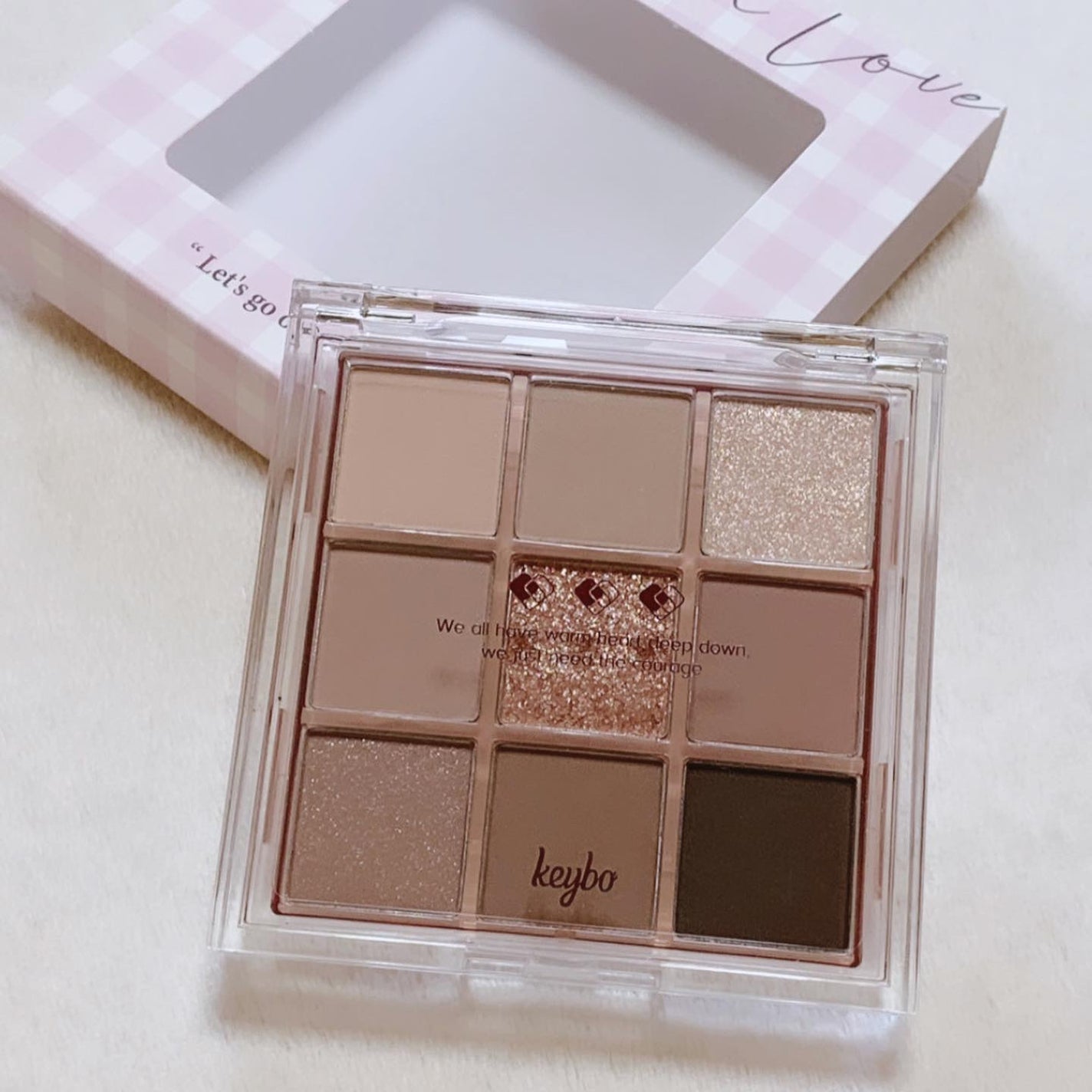 KEYBO FALL IN LOVE SHADOW PALETTE/keybo/アイシャドウパレットを使ったクチコミ(1枚目)