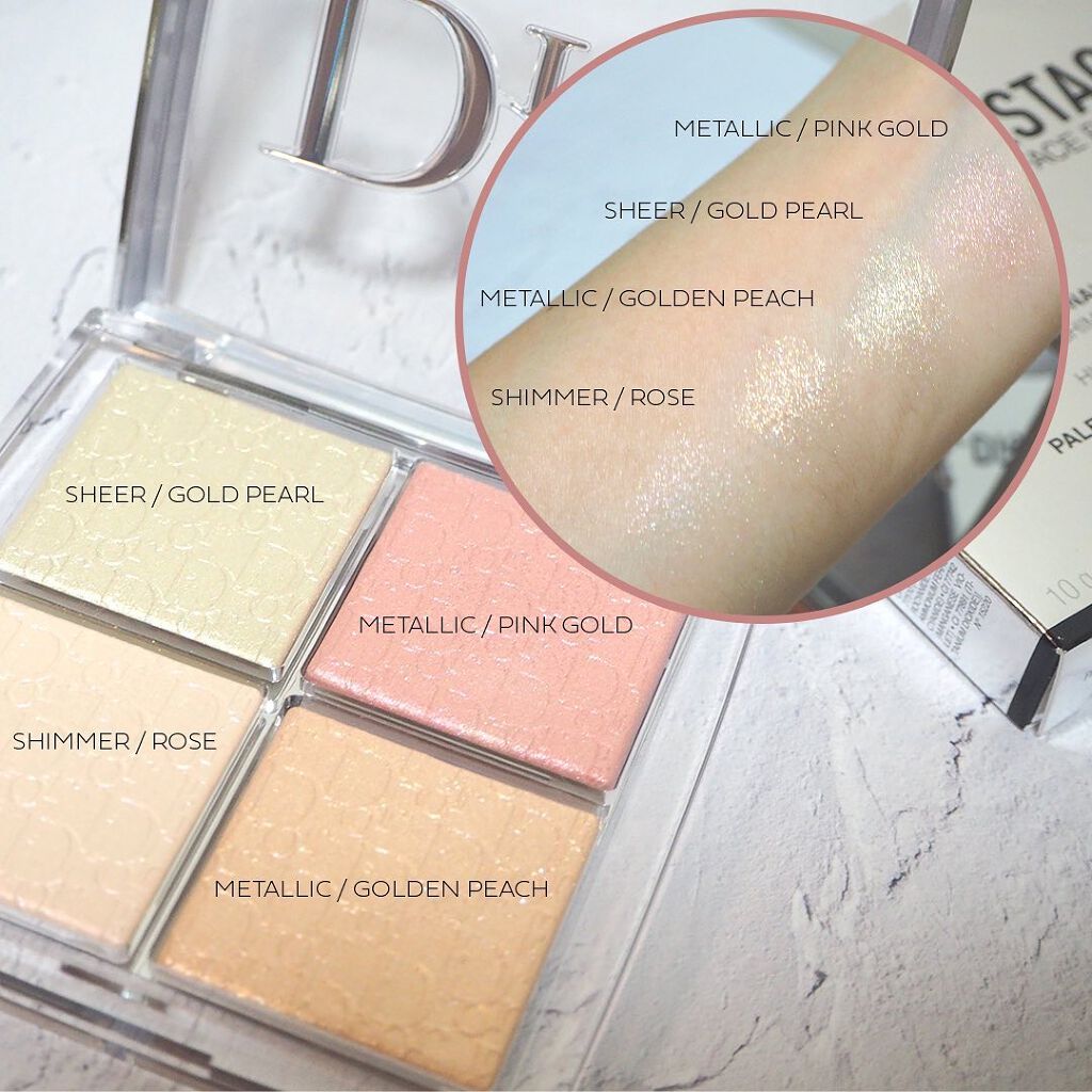 ディオール バックステージ フェイス グロウ パレット/Dior/ハイライトを使ったクチコミ（2枚目）