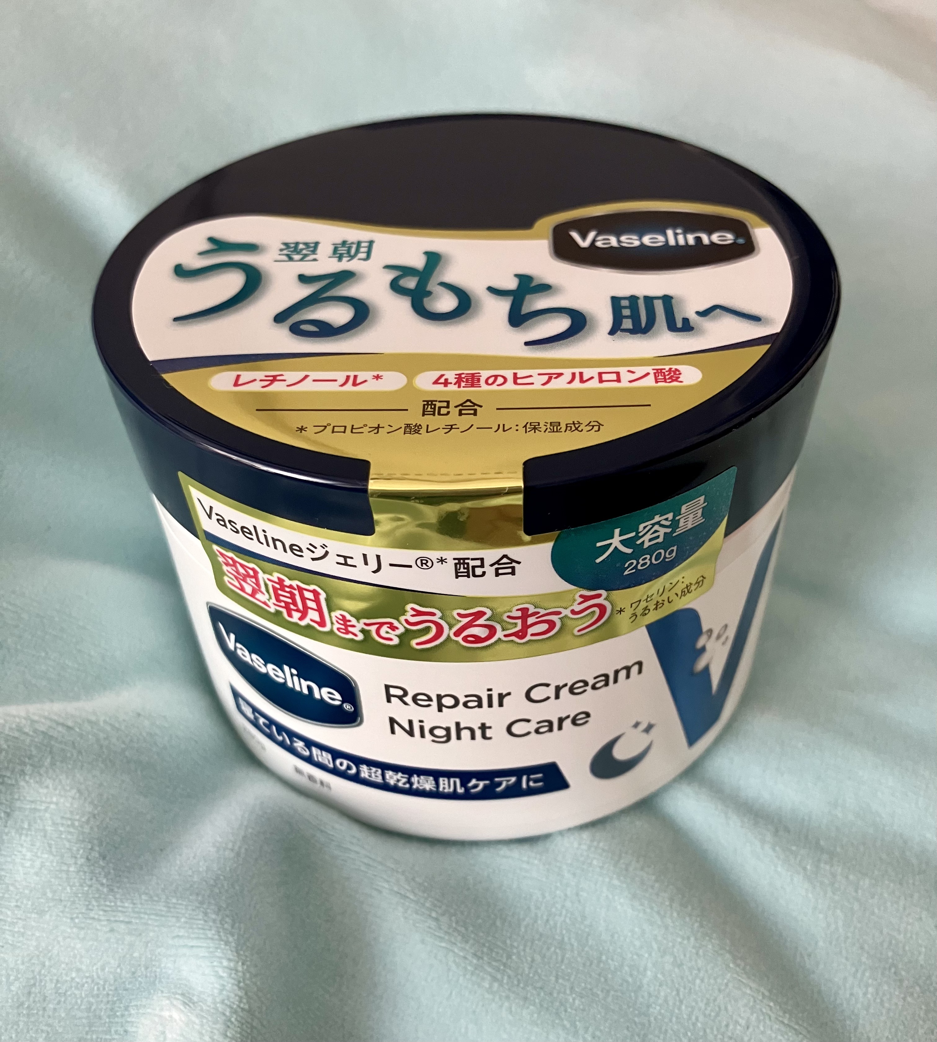 ヴァセリンリペアクリームナイトケア/ヴァセリン/ボディクリームを使ったクチコミ（1枚目）
