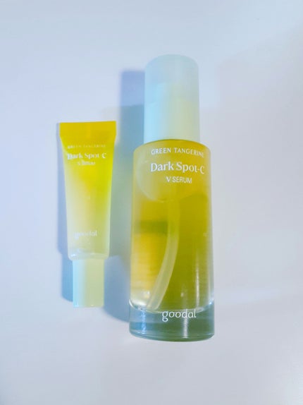 グリーンタンジェリン ビタC ダークスポットケアセラム/goodal/美容液を使ったクチコミ(1枚目)