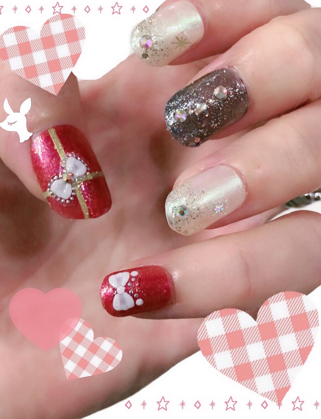 ダイヤモンドネイルポリッシュ Homeiを使った口コミ プレゼント ネイル クリスマス 普段使い By さくら Lips