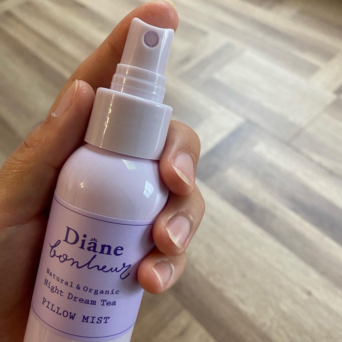 ダイアンボヌール おやすみピローミスト ナイトドリームティーの香り/ダイアン/ファブリックミストを使ったクチコミ(2枚目)