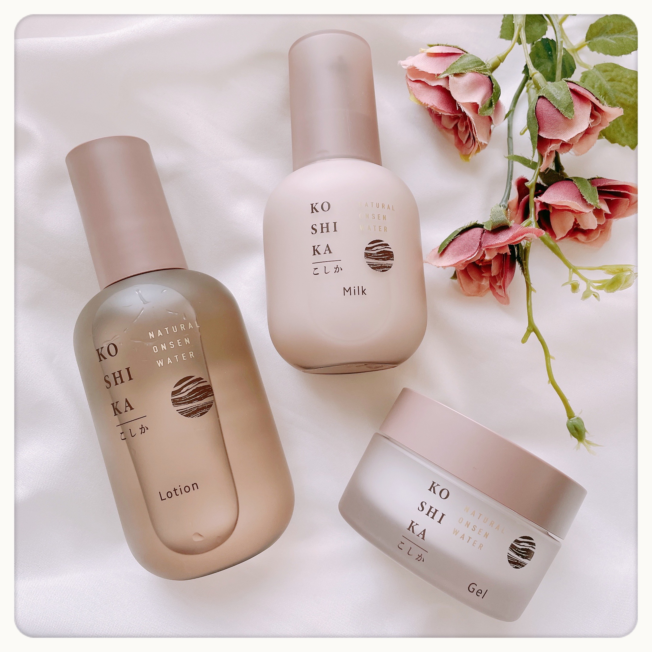 こんばんは🐰
いつもいいねありがとうございます🍀

 
魔法のいで湯・美肌の湯で知られる
こしか温泉の温泉水をベースにした
『こしか スキンケアシリーズ』🌞
 
☑ Lotion（ローション）化粧水
 
こしかの温泉水を3倍濃縮し
角