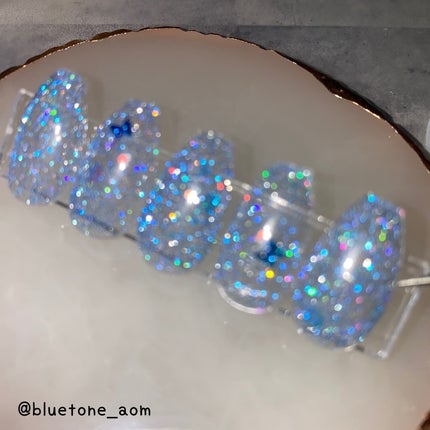 ⋆͛🦖⋆͛aomi on LIPS 「オリジナルフラッシュ📸ブルーオーロラ💙🦄パウダーぎっしりじゃな..」(5枚目)