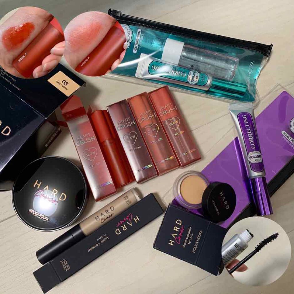 ハードカバーパーフェクトクッション/HOLIKA HOLIKA/クッションファンデーションを使ったクチコミ（2枚目）