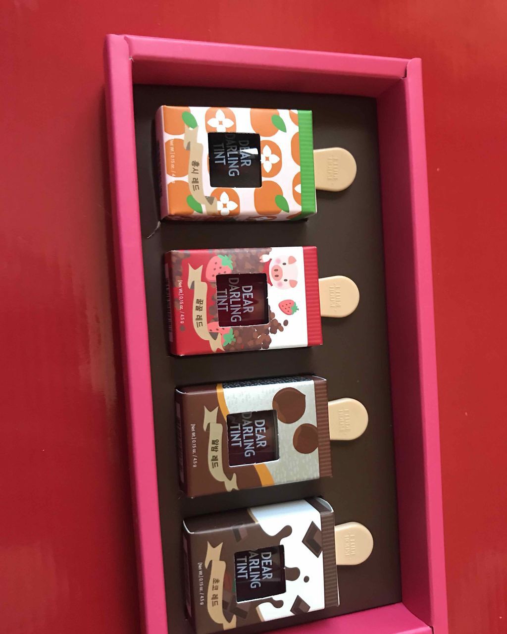 ディアダーリン ウォータージェルティント (アイスティント)/ETUDE/口紅を使ったクチコミ(1枚目)