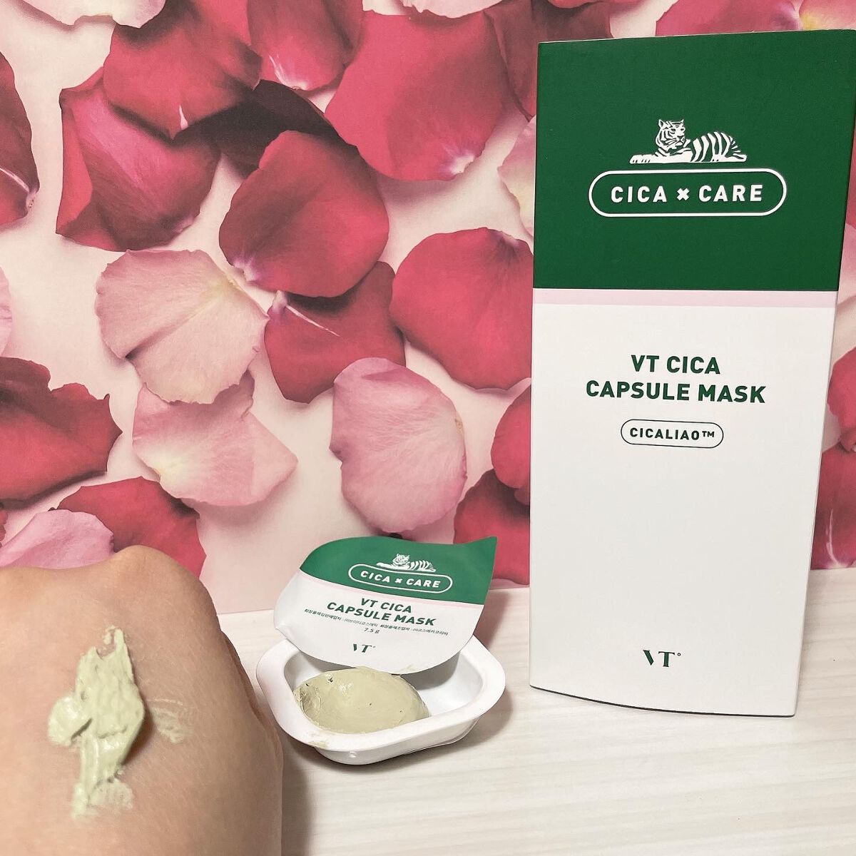 CICA カプセルマスク/VT/洗い流すパック・マスクを使ったクチコミ(4枚目)
