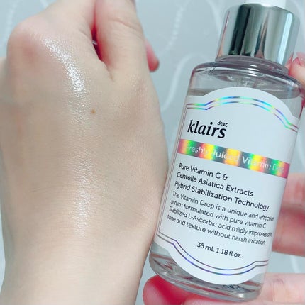 フレッシュリージュースドビタミンドロップ(35ml)/Klairs/美容液を使ったクチコミ(4枚目)