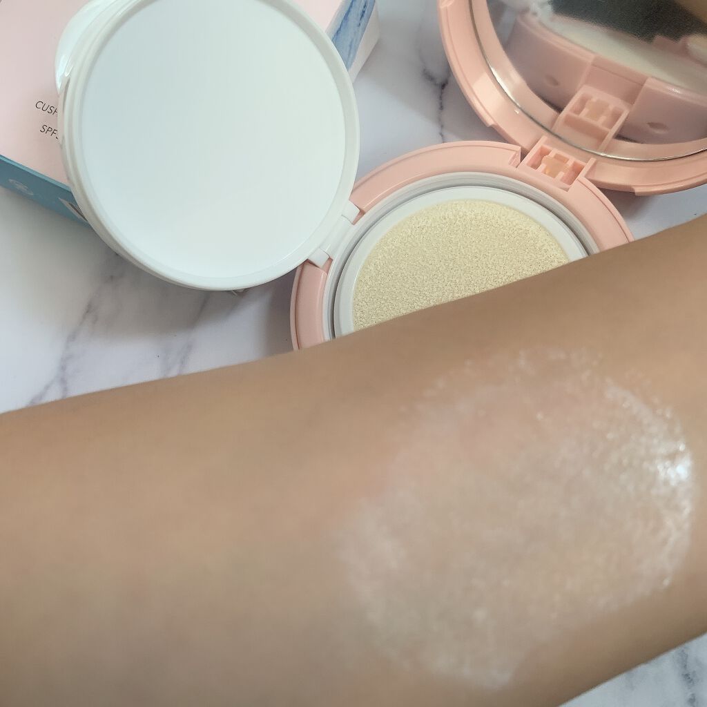 クッションUVパクト/WHOMEE/化粧下地を使ったクチコミ(3枚目)