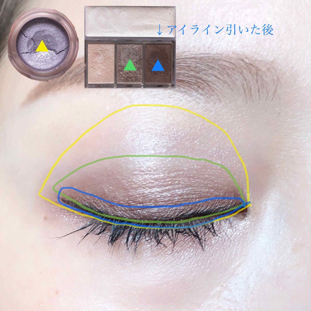 ロングラスティングアイライナー(旧)/スプリングハート/ペンシルアイライナーを使ったクチコミ(2枚目)