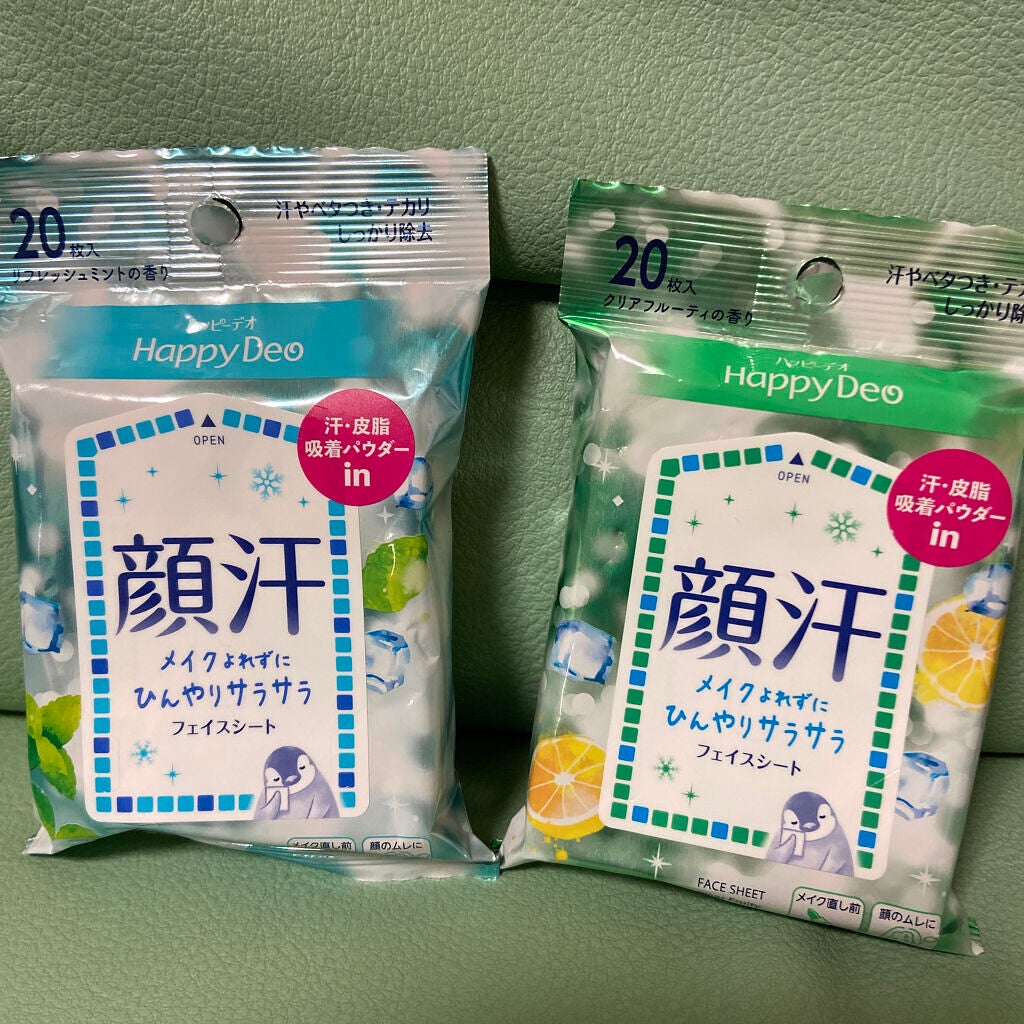 ハッピーデオ フェイスシート/マンダム/ボディシートを使ったクチコミ(1枚目)