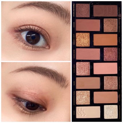 ボーン ディス ウェイ ザ ナチュラル ヌード アイシャドウ パレット/Too Faced/アイシャドウパレットを使ったクチコミ(3枚目)