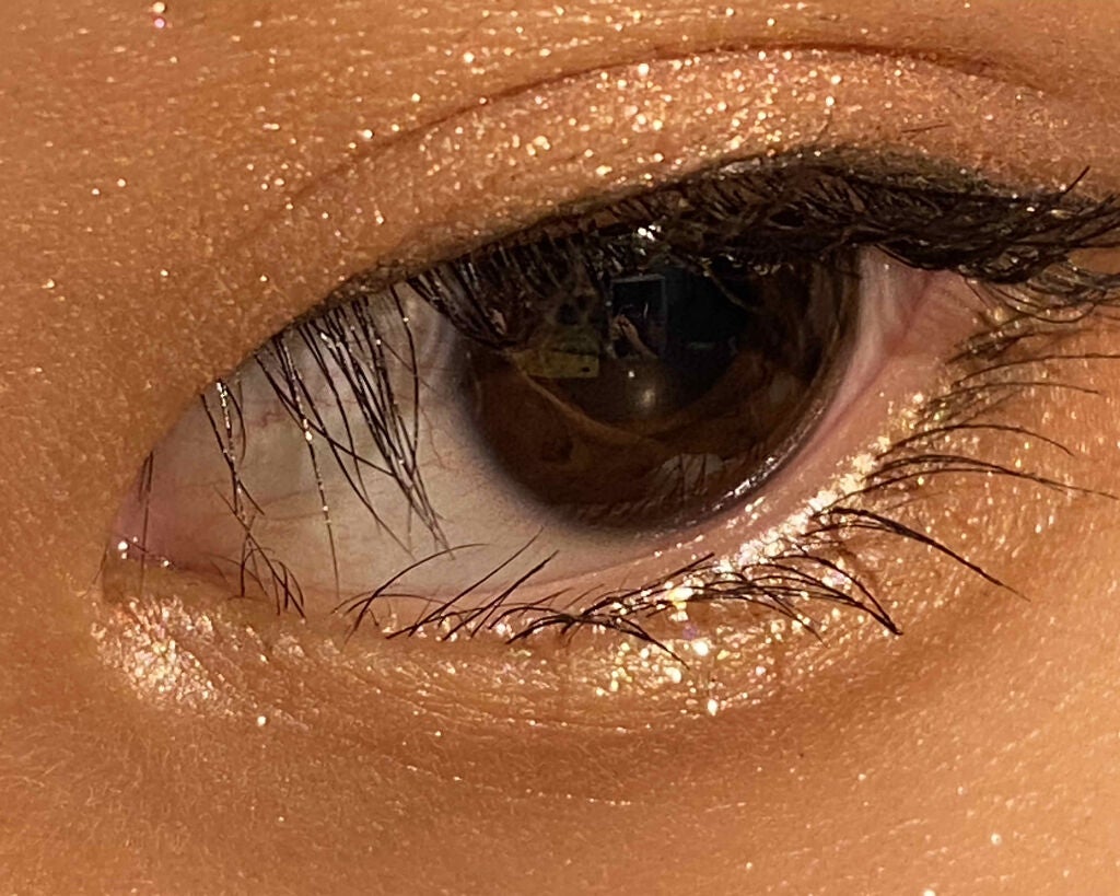 リキッド グリッター シャドウ/rom&nd/グリッターを使ったクチコミ(3枚目)