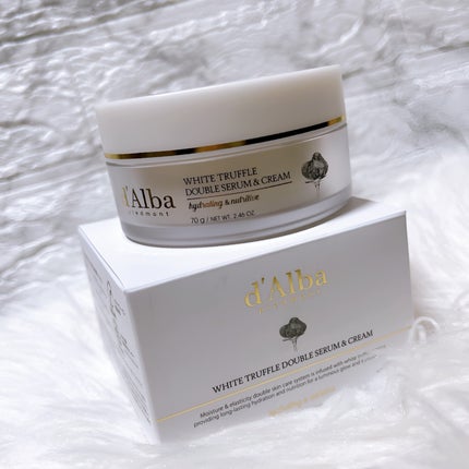 ホワイトトリュフダブルセラムアンドクリーム/ダルバ/フェイスクリームを使ったクチコミ(4枚目)