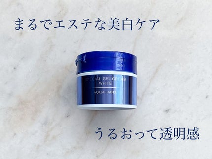 スペシャルジェルクリームA (ホワイト)(医薬部外品)/アクアレーベル/オールインワン化粧品を使ったクチコミ(1枚目)