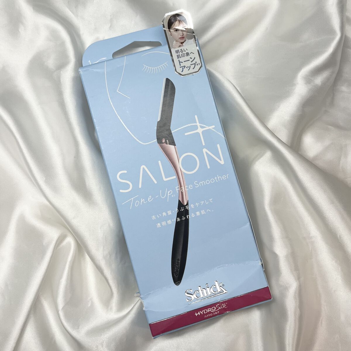 サロンプラス トーンアップ フェイススムーサー ホルダー（刃付き）/サロンプラス/シェーバーを使ったクチコミ（2枚目）