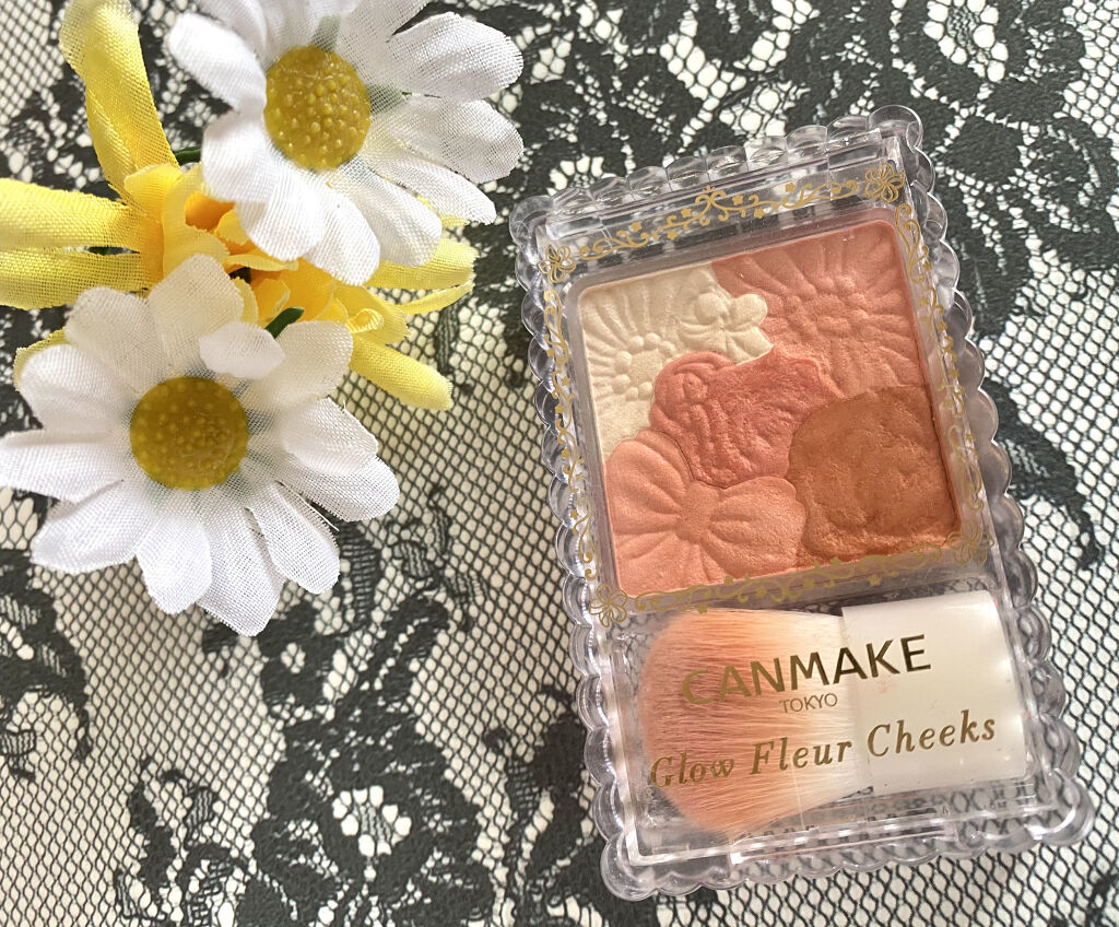 マットフルールチークス/キャンメイク/パウダーチークを使ったクチコミ（3枚目）