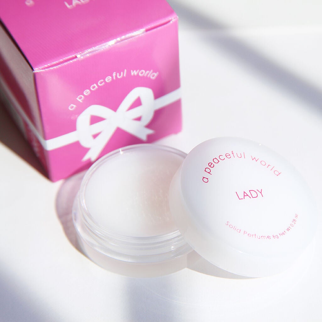 LADY ソリッドパフューム/a peaceful world/練り香水を使ったクチコミ(1枚目)