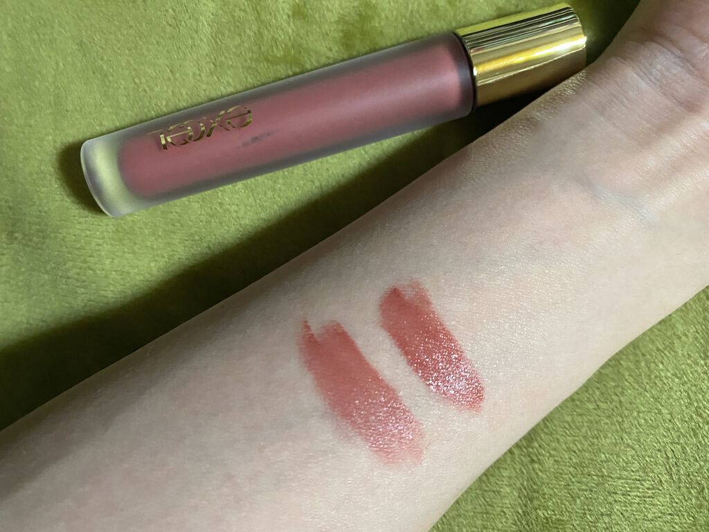 リップベルベティスト/excel/口紅を使ったクチコミ（3枚目）