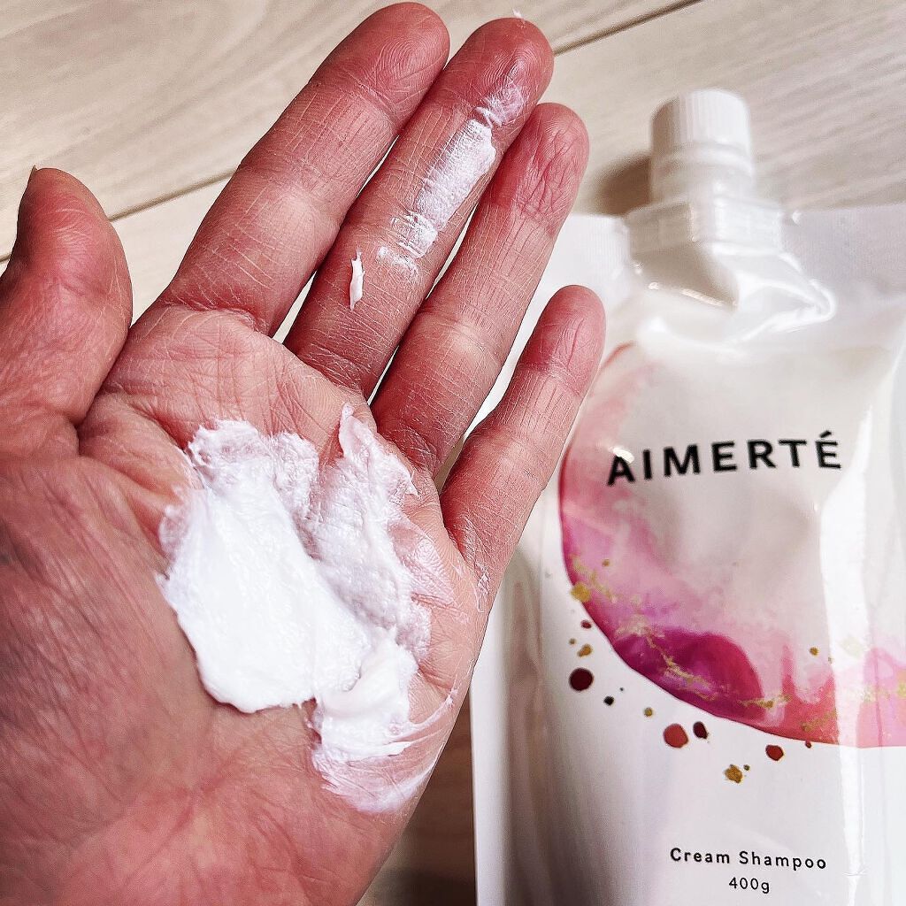 クリームシャンプー/AIMERTÉ(エメルテ) /市販シャンプーを使ったクチコミ（3枚目）