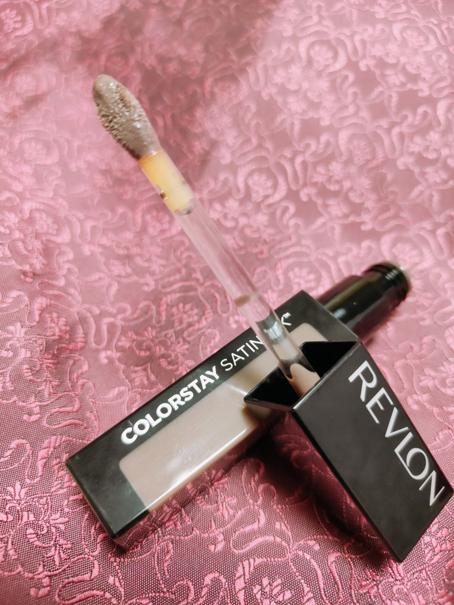 カラーステイ サテン インク/REVLON/口紅を使ったクチコミ（2枚目）