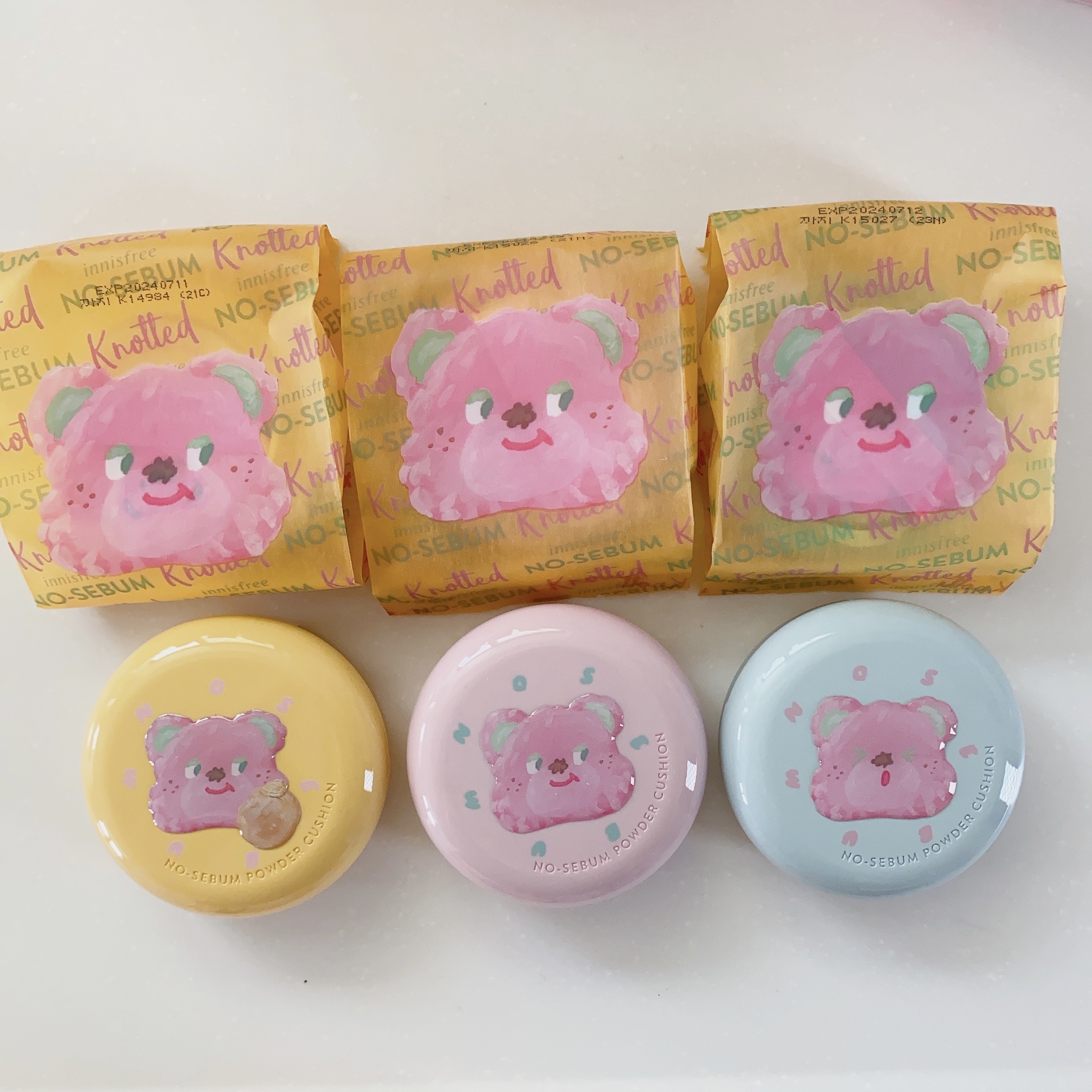 ノーセバム パウダー クッション 21C ローズバニラ/innisfree/クッションファンデーションを使ったクチコミ（1枚目）