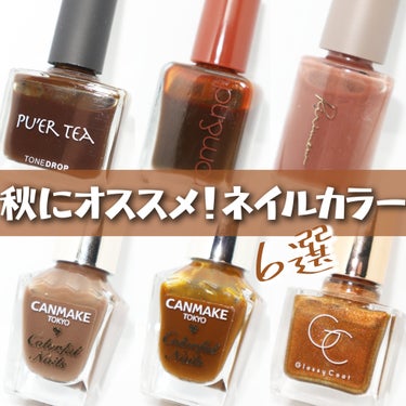 TONE DROP ネイルポリッシュ 021 Pu’er Tea/D-UP/マニキュアを使ったクチコミ（1枚目）