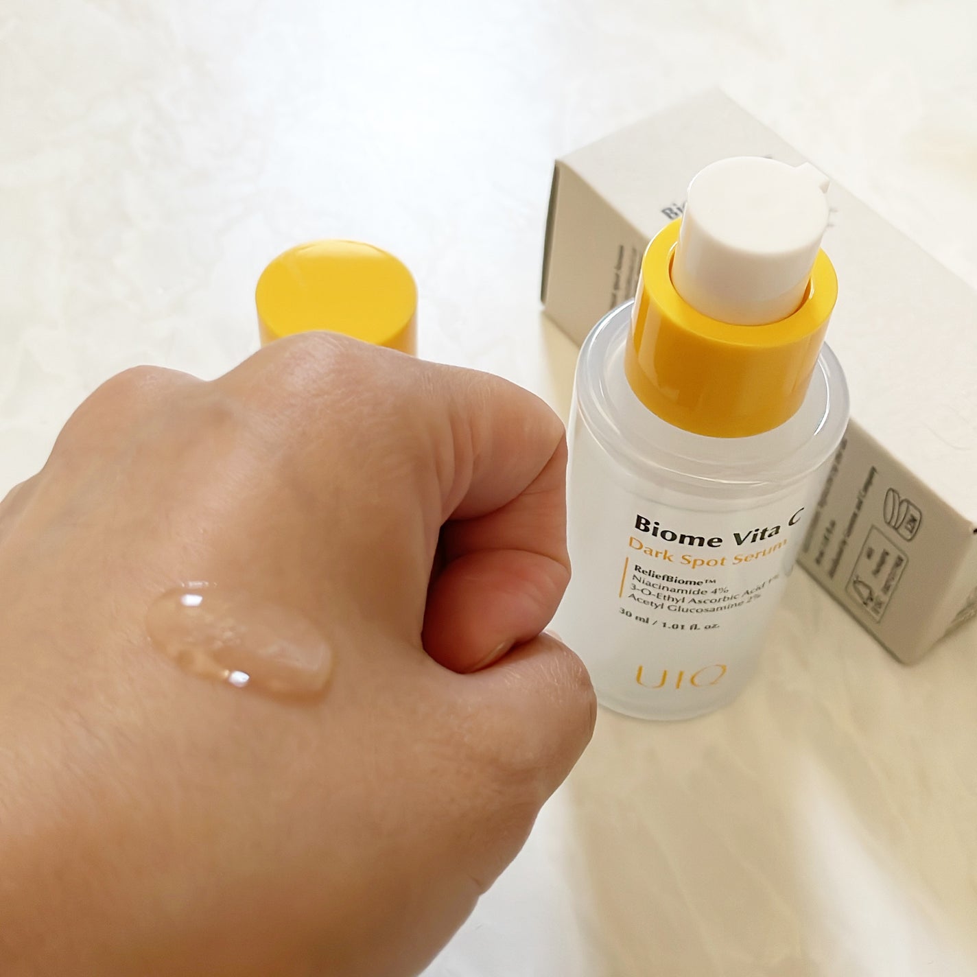 バイオームビタCダークスポットセラム/UIQ/美容液を使ったクチコミ(3枚目)