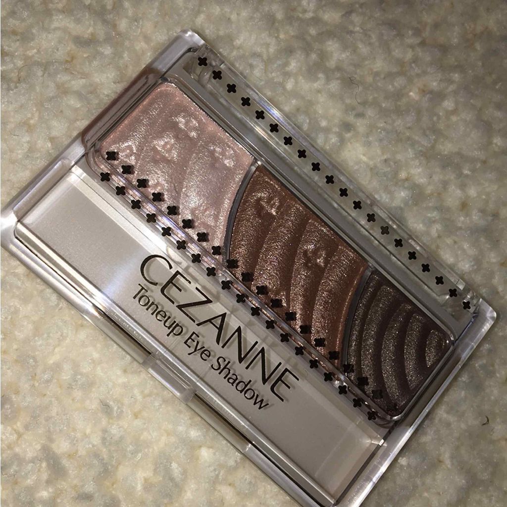 トーンアップアイシャドウ/CEZANNE/アイシャドウパレットを使ったクチコミ（1枚目）