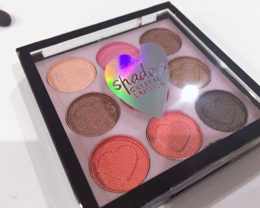 Crystal Diamond Eye Shadow/Lameila/アイシャドウパレットを使ったクチコミ（2枚目）