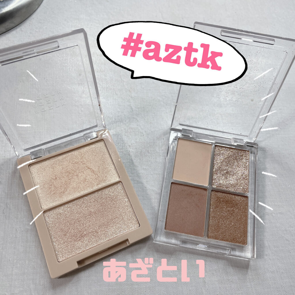 4色アイシャドウパレット/aZTK/アイシャドウパレットを使ったクチコミ（1枚目）