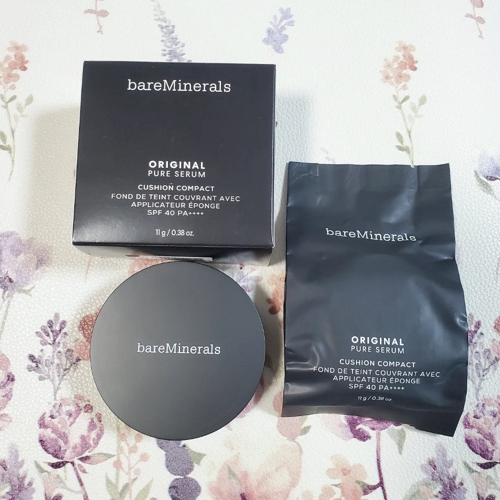 オリジナル ピュア セラム カバーアップ クッション/bareMinerals/クッションファンデーションを使ったクチコミ(2枚目)