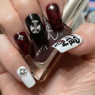 UR GLAM　COLOR NAIL SELECTION BK1＜グロッシーカラー＞/U R GLAM/マニキュアを使ったクチコミ（2枚目）