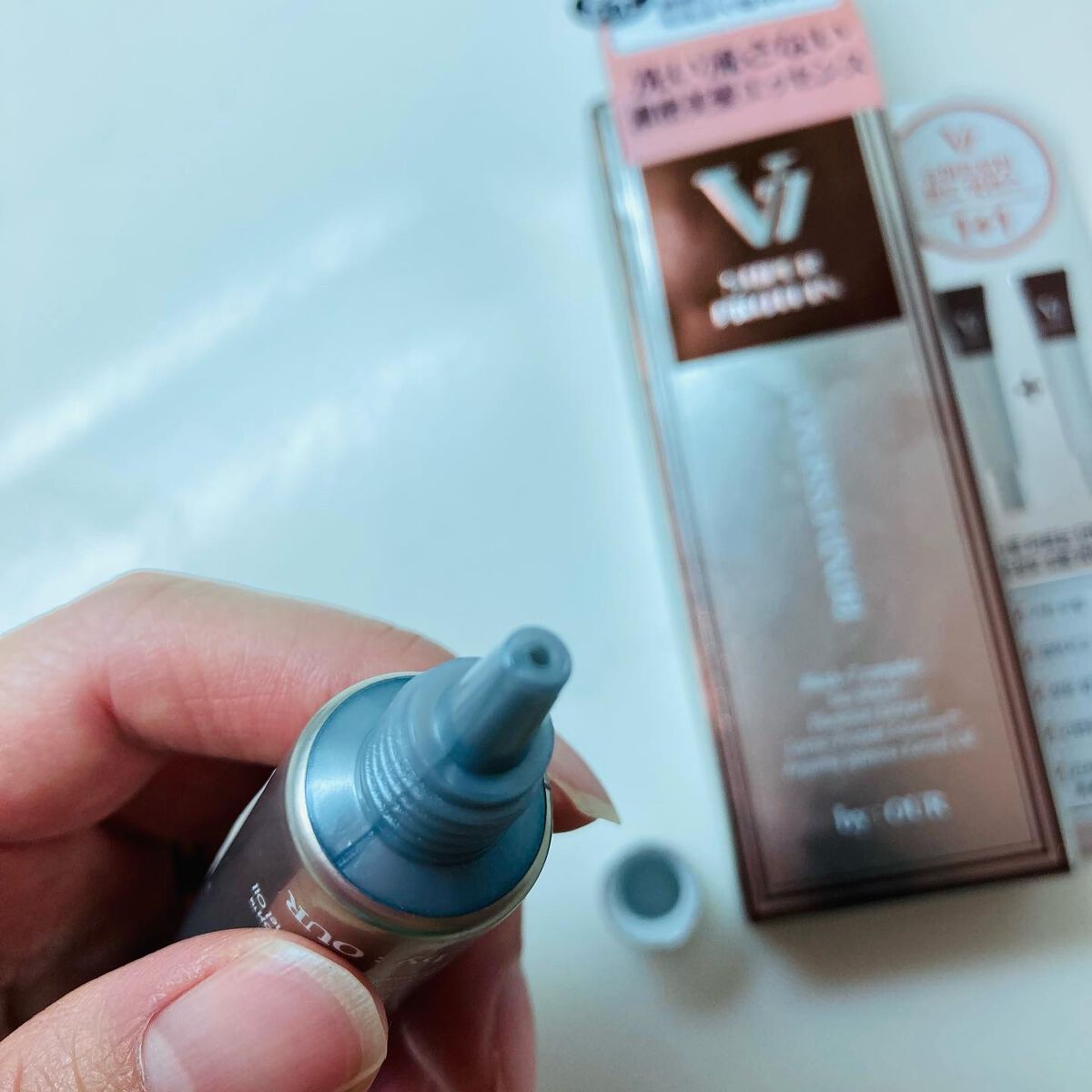 V7 スーパープロテイン ボンドヘアエッセンス/by : OUR/アウトバストリートメントを使ったクチコミ(2枚目)