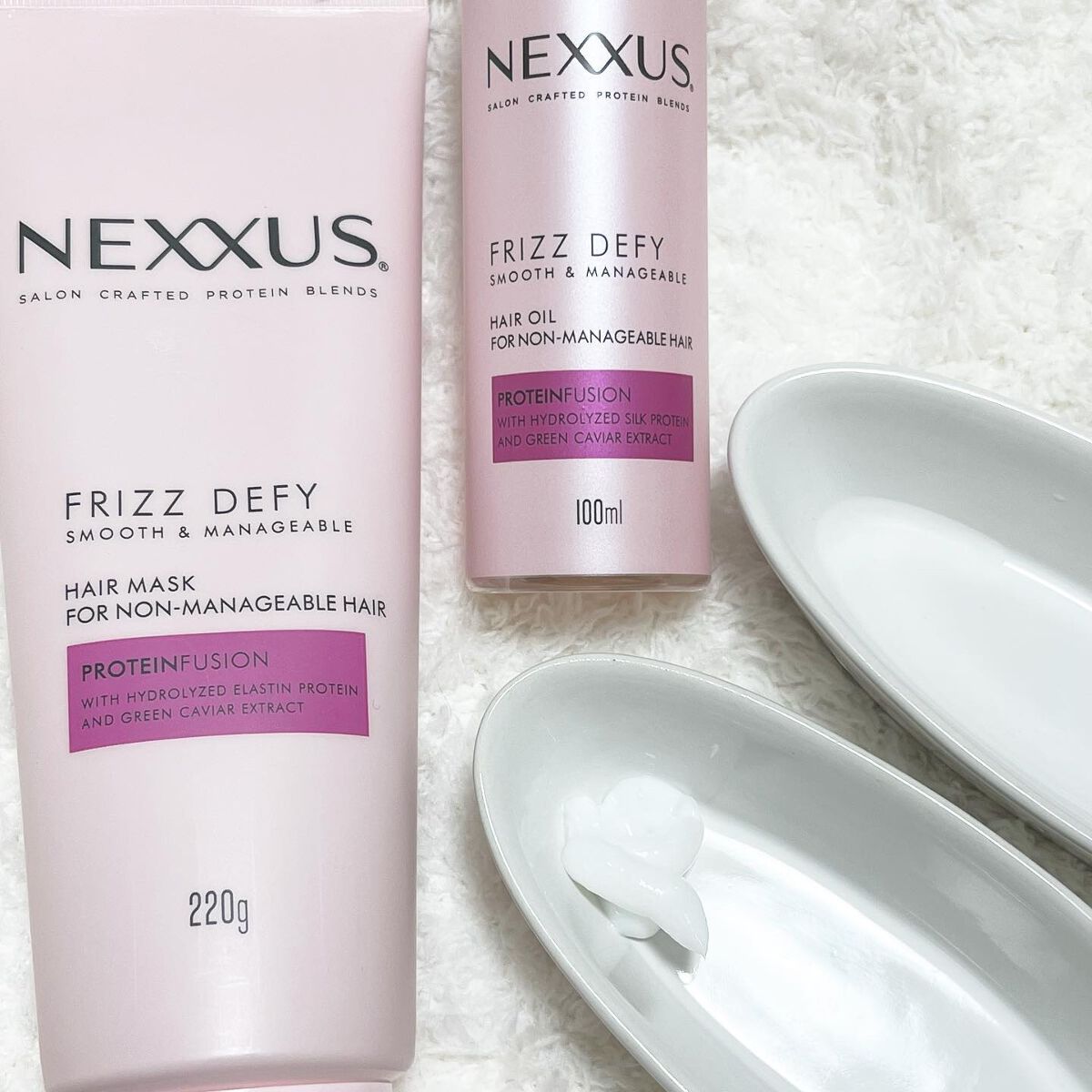 ネクサス スムースアンドマネージャブル 洗い流さないトリートメントオイル/NEXXUS(ネクサス)/ヘアオイルを使ったクチコミ（3枚目）