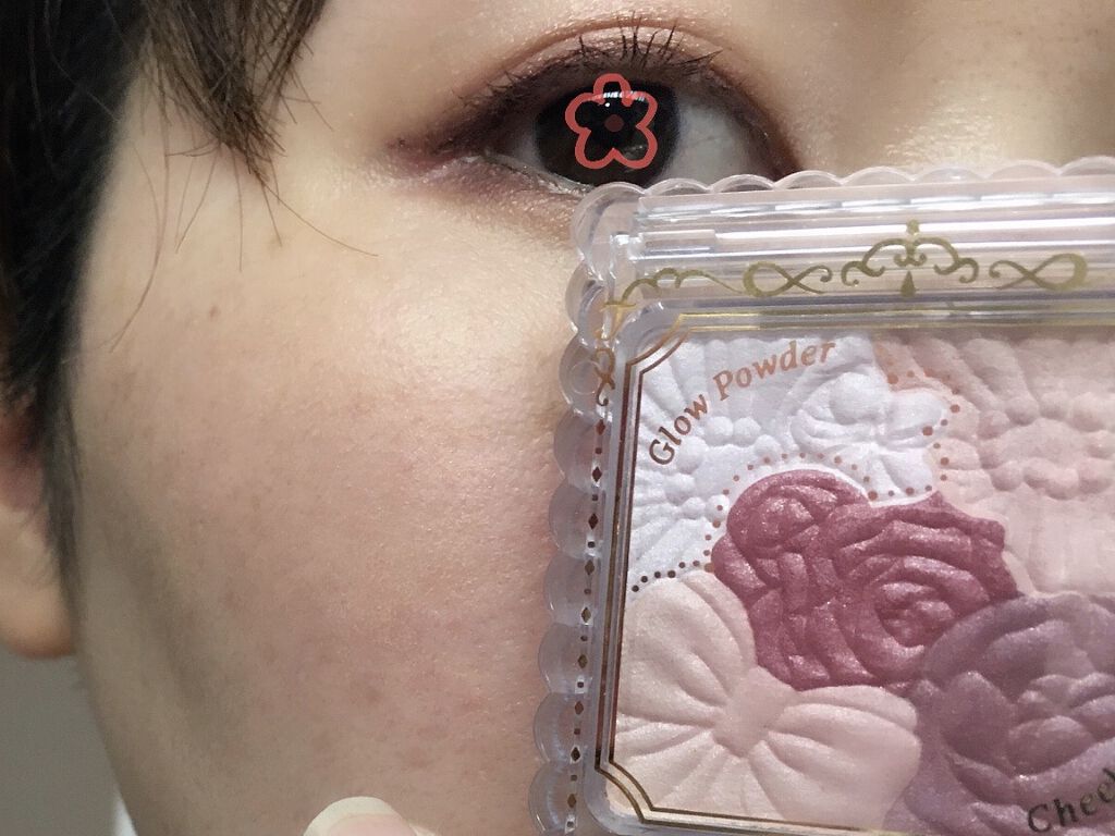 グロウフルールチークス/キャンメイク/パウダーチークを使ったクチコミ（1枚目）