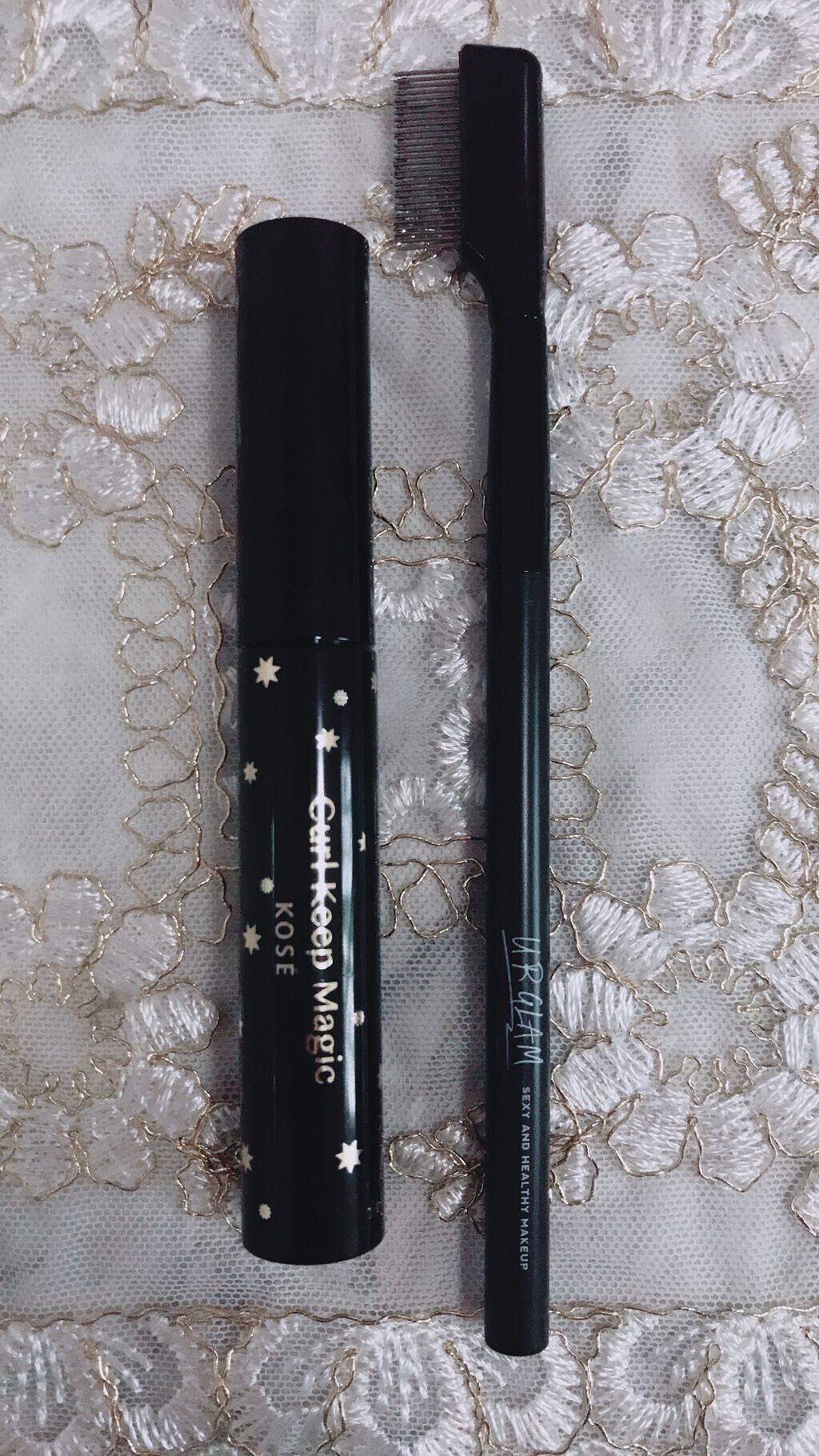 UR GLAM    EYELASH COMB/U R GLAM/メイクブラシを使ったクチコミ（3枚目）