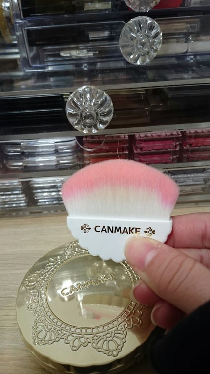 【旧品】マシュマロフィニッシュパウダー/キャンメイク/プレストパウダーを使ったクチコミ(2枚目)