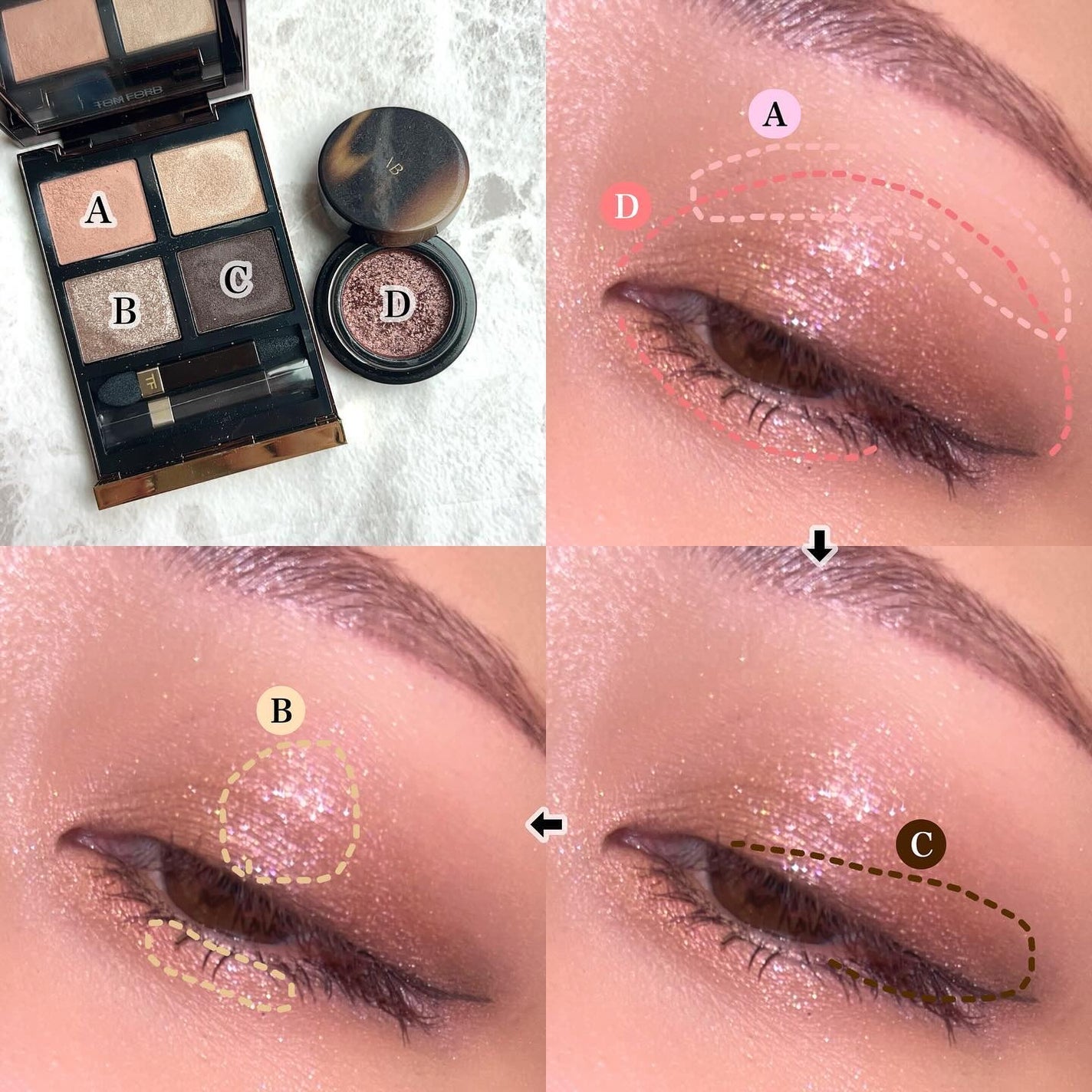 アイ カラー クォード/TOM FORD BEAUTY/アイシャドウパレットを使ったクチコミ(7枚目)