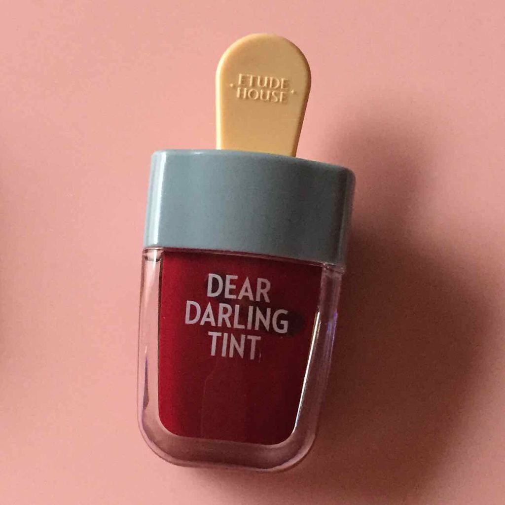 ディアダーリン ウォータージェルティント （アイスティント）/ETUDE/口紅を使ったクチコミ（2枚目）