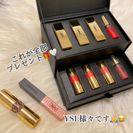 ルージュ ヴォリュプテ シャイン/YVES SAINT LAURENT BEAUTE/口紅を使ったクチコミ(7枚目)