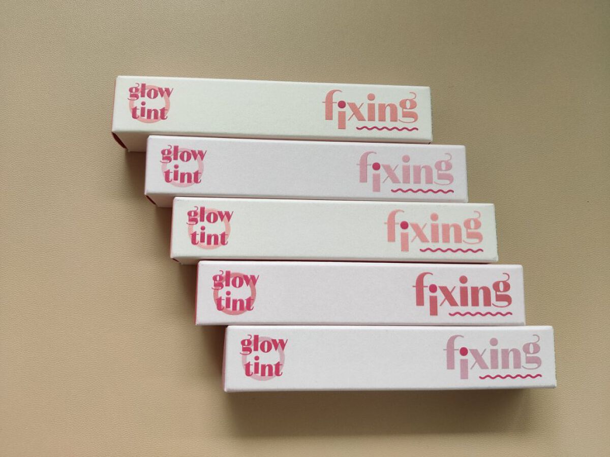 グロウ フィクシングティント/ETUDE/リップティントを使ったクチコミ（2枚目）