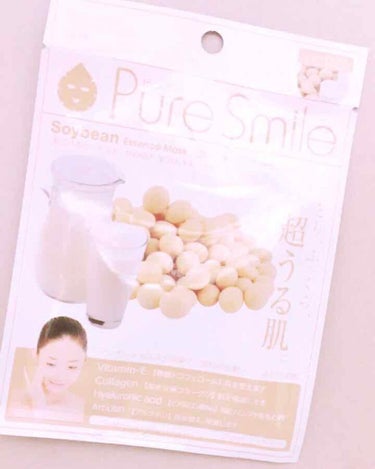 Pure Smile 大豆イソフラボンのクチコミ「【#購入品 】

今朝紹介した#pureSmile #パック の#大豆イソフラボン バージョン.....」（1枚目）